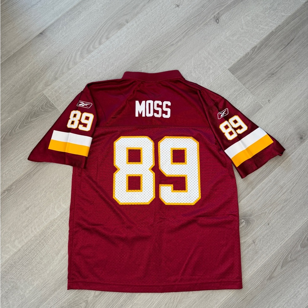 Vintage NFL Reebok Washington Redskins Randy Moss #89 Youth Large Jersey